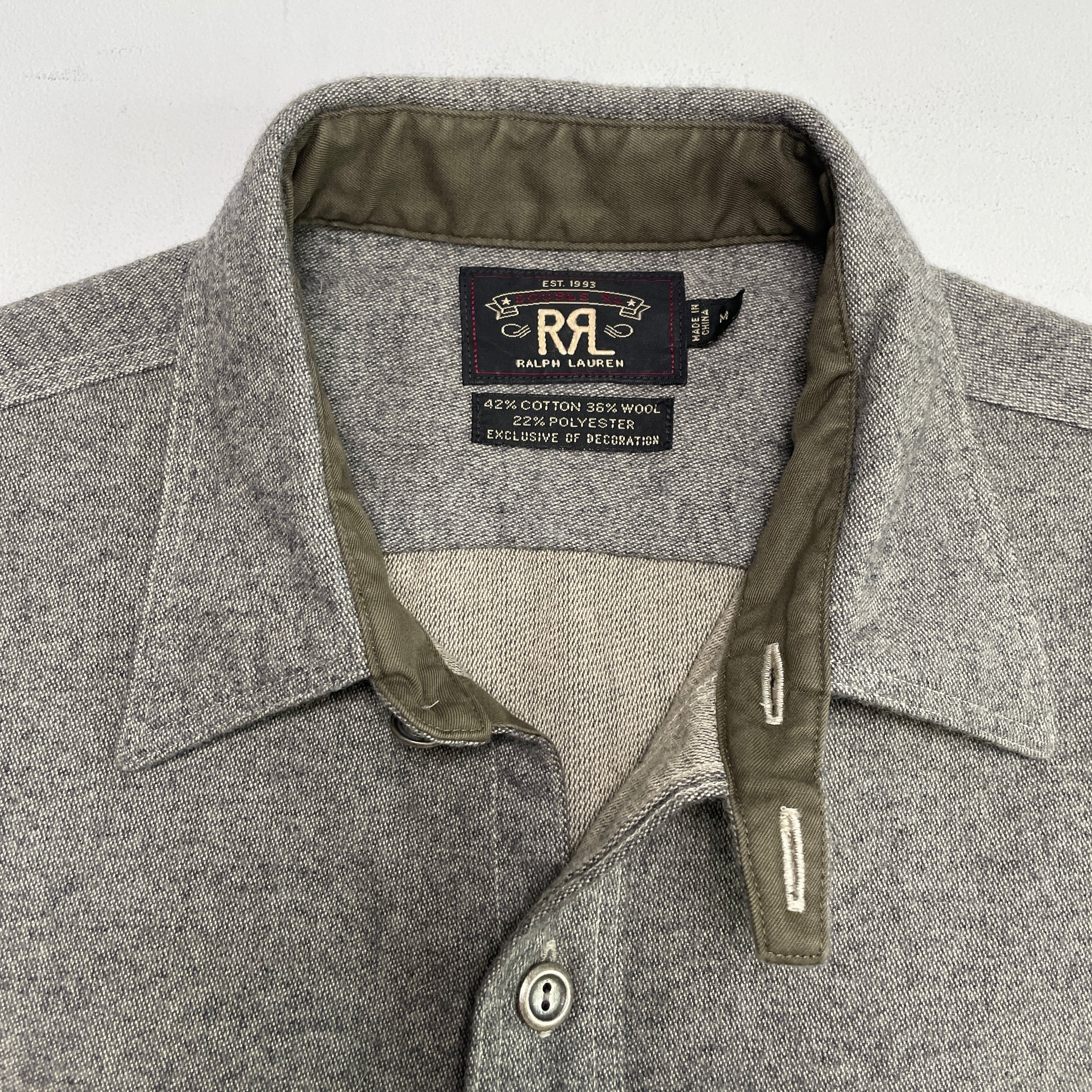 RRL Ralph Lauren (M) 1920/30s Workwear Scalloped Yoke Heavy Cotton